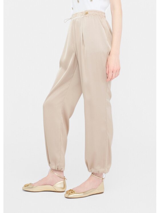 Liu Jo Liu Jo Pantaloni di tessuto TF5192T004A60906 Beige Regular Fit