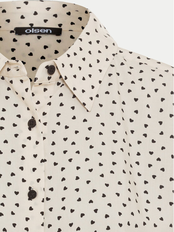 Olsen Olsen Marškiniai 12001951 Smėlio Regular Fit