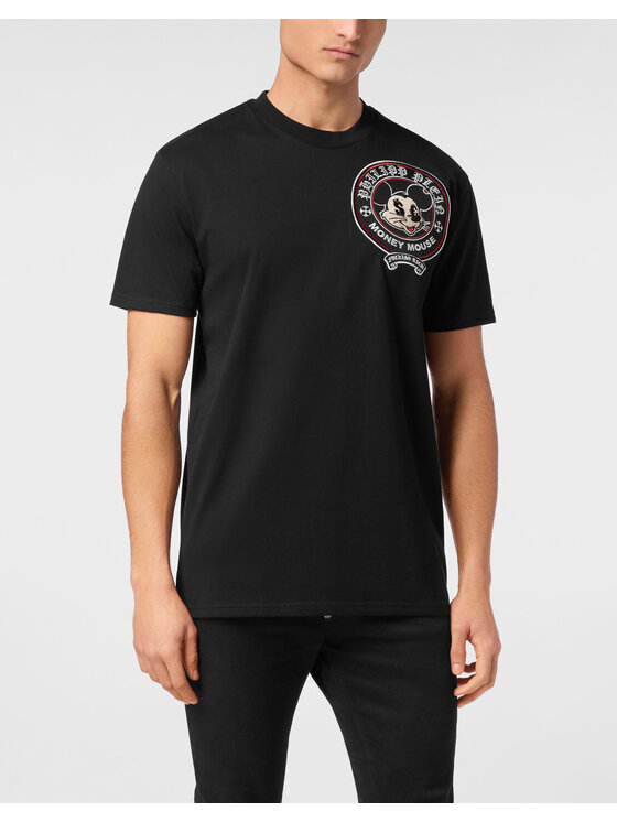PHILIPP PLEIN PHILIPP PLEIN T-Shirt 23507 Czarny Regular Fit