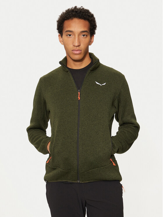 Salewa Salewa Polár kabát Puez Rocca 29126 Zöld Regular Fit