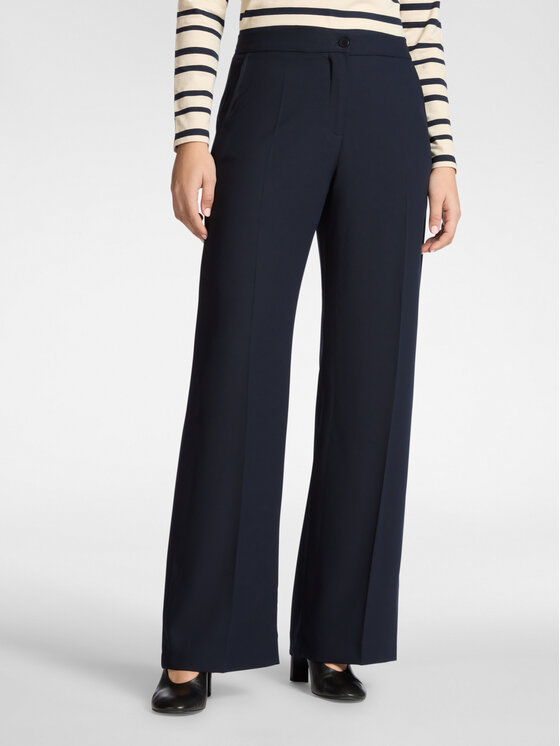 Elena Mirò Elena Mirò Pantaloni di tessuto P188P100475N066 Blu Regular Fit