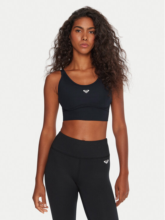 Roxy Roxy Sutien sport Heart Into It Attitude ERJKT04326 Negru