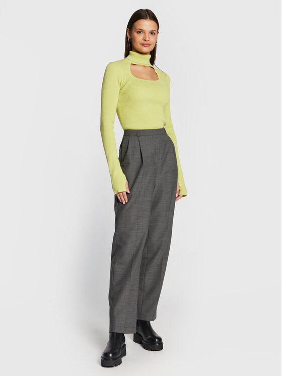 Herskind Herskind Golfas Vita 4631853 Žalia Slim Fit