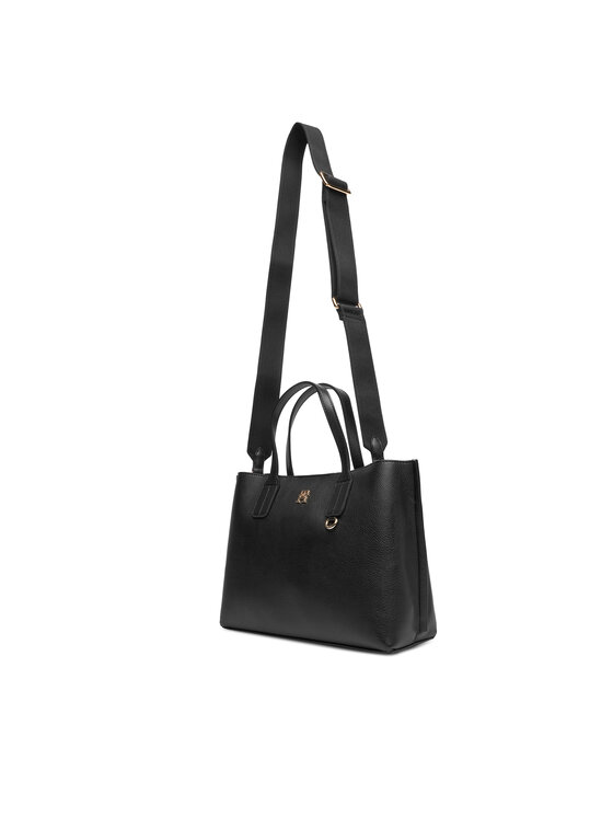 Tommy Hilfiger Tommy Hilfiger Handtasche Th Distinct Mini Tote AW0AW17459 Schwarz