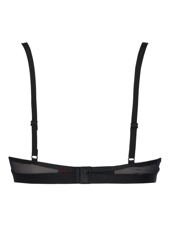 HUGO HUGO Podprsenka Bralette Plisse 50549909 Strieborná