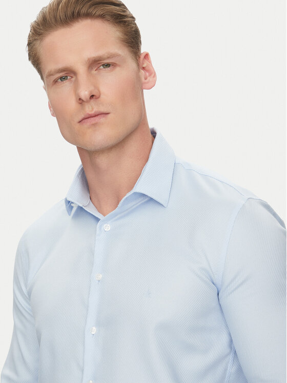 Calvin Klein Calvin Klein Koszula K10K114316 Niebieski Slim Fit
