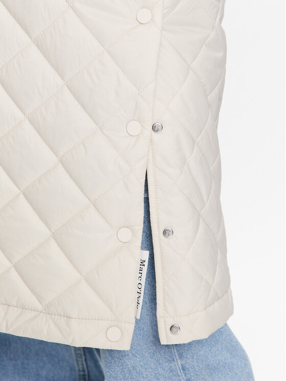 Marc O'Polo Marc O'Polo Αμάνικο Μπουφάν 301082472101 Μπεζ Regular Fit