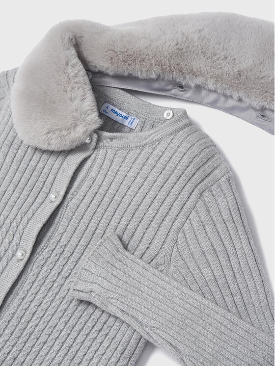 Cardigan 4309 Grigio Regular Fit