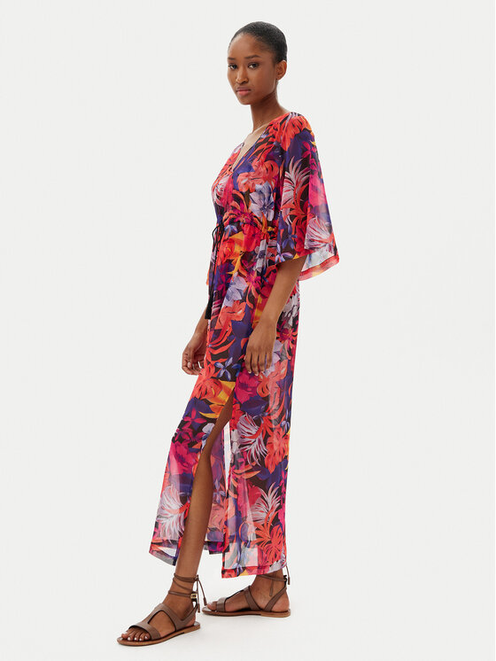 Selmark Selmark Пляжна сукня BL596 Кольоровий Relaxed Fit