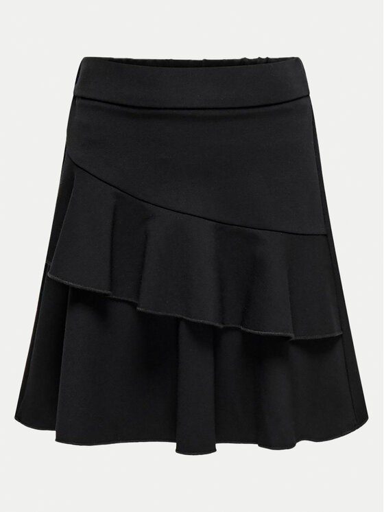 Kids ONLY Kids ONLY Fustă 15326307 Negru Regular Fit