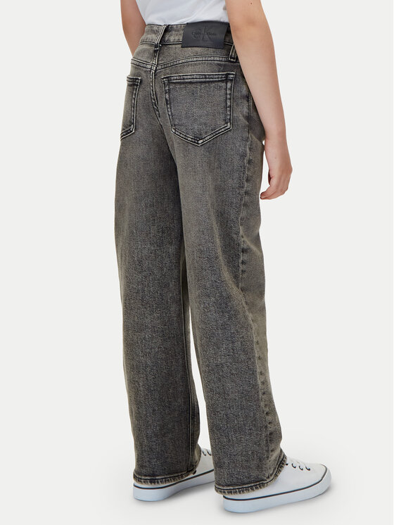 Calvin Klein Calvin Klein Jeansy Skater LVCKTJC21B Szary ciemny Regular Fit