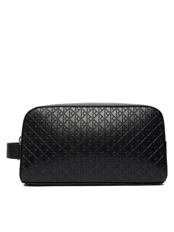 Calvin Klein Calvin Klein Kosmetyczka Embossed Emblem Washbag LV04D1146G Czarny