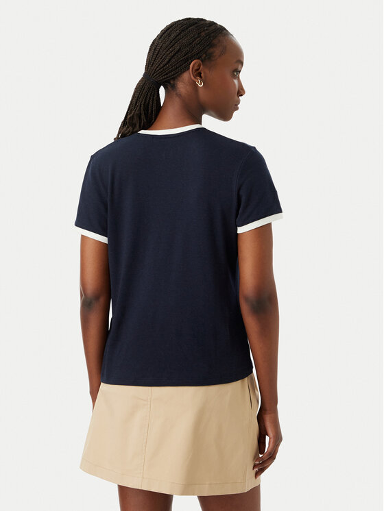 Tommy Hilfiger Tommy Hilfiger T-shirt WW0WW50032 Tamnoplava Regular Fit