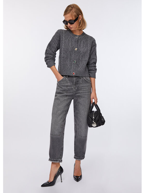 Liu Jo Liu Jo Cardigan MF5423MS04002050 Grigio Regular Fit