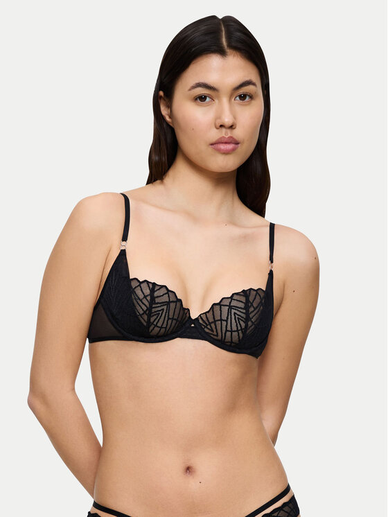 Triumph Triumph Pusiau dengta (balcony bra) liemenėlė That Night In Vegas 10224863 Juoda