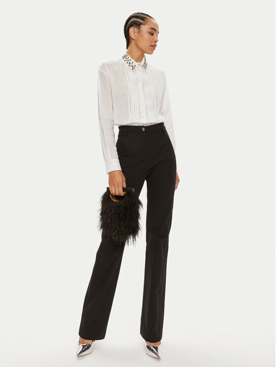 PINKO Pinko Spodnie materiałowe Petreo 103276 A1P9 Czarny Regular Fit
