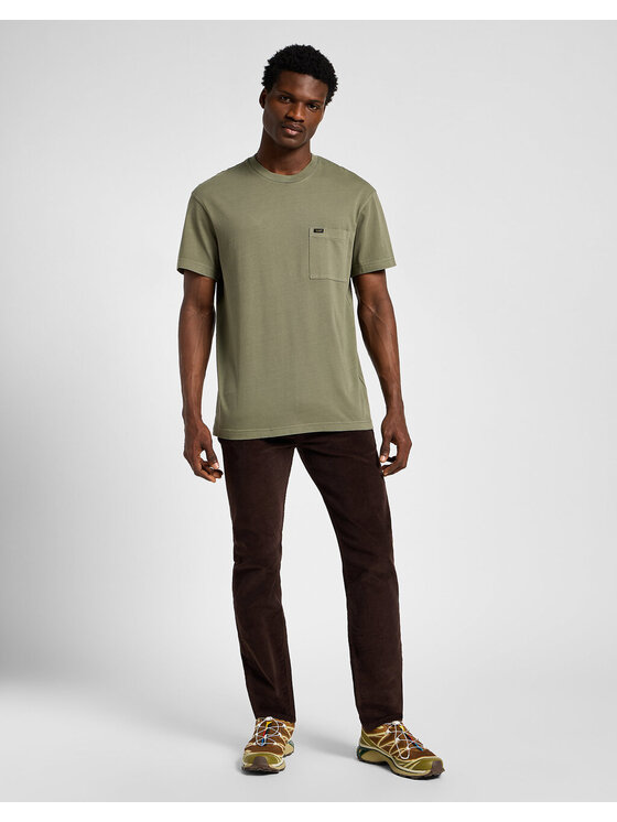 Lee Lee Jeansy RIDER Brązowy Slim Fit