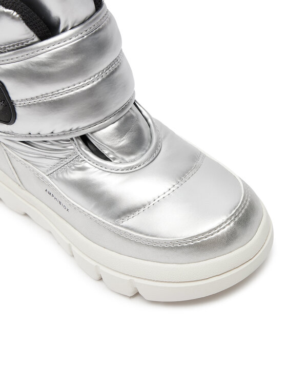Geox Geox Schneeschuhe Willaboom J46HWC 0LVNF C1007 S Silberfarben