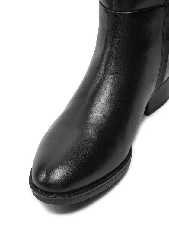 Geox Geox Kozačky ve vojenském stylu D Felicity D D84G1D 00043 C9999 Černá