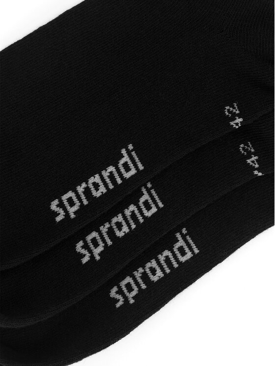 Sprandi Sprandi Σετ κοντές κάλτσες ανδρικές 3 τεμαχίων 0MB-002-SS24 (3-pack) Μαύρο
