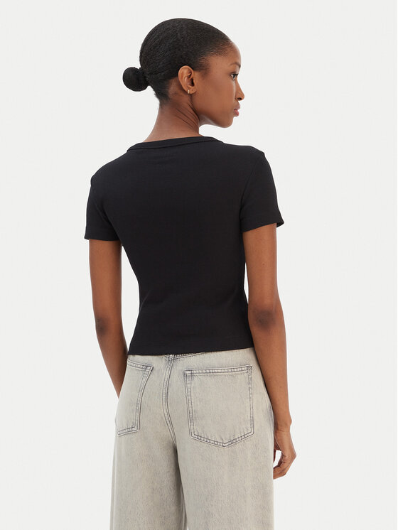 Guess Guess Тишърт W6RI22 KA0H1 Черен Slim Fit