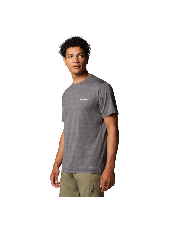 Columbia Columbia T-shirt Columbia Kwick Hike Back Graphic SS Tee Nero Regular Fit