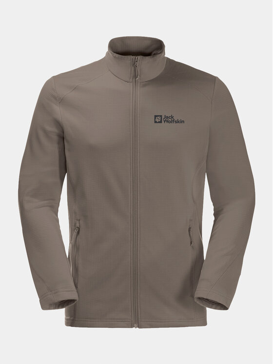 Jack Wolfskin Jack Wolfskin Μπλούζα τεχνική Kolbenberg Fz 1710521 Καφέ Regular Fit