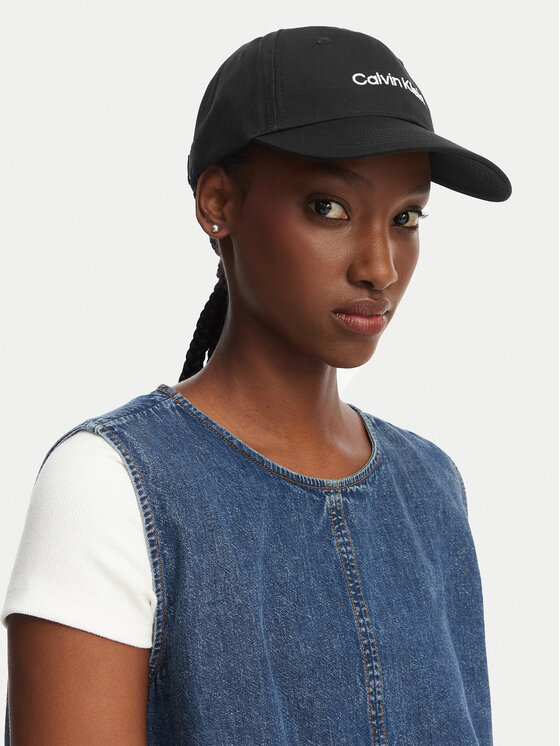 Calvin Klein Calvin Klein Šilterica Logo Embroidery Baseball Cap LV04F5003G Crna