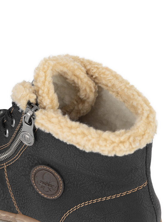 Rieker Rieker Botine Z0121-00 Negru
