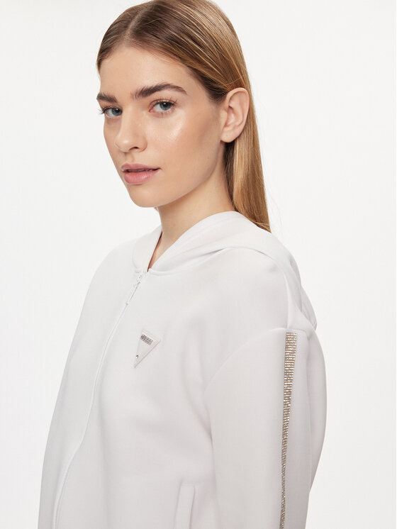 Guess Guess Світшот Kiara V4GQ15 FL04P Білий Regular Fit