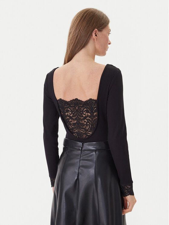 Morgan Morgan Боди 251-TDENTY Черен Slim Fit