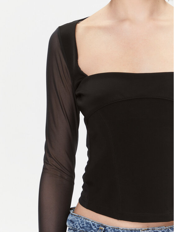 PINKO Pinko Majica Soul 102564 A1EG Crna Regular Fit