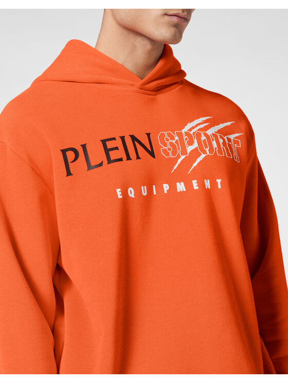 Plein Sport Plein Sport Bluza 13111 Pomarańczowy Regular Fit