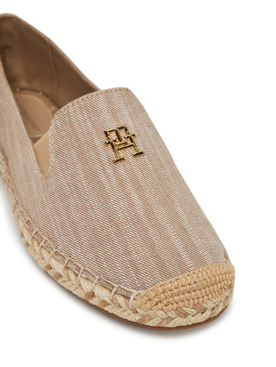 Tommy Hilfiger Tommy Hilfiger Espadrillid Chambray Espadrille FW0FW08539 Beež