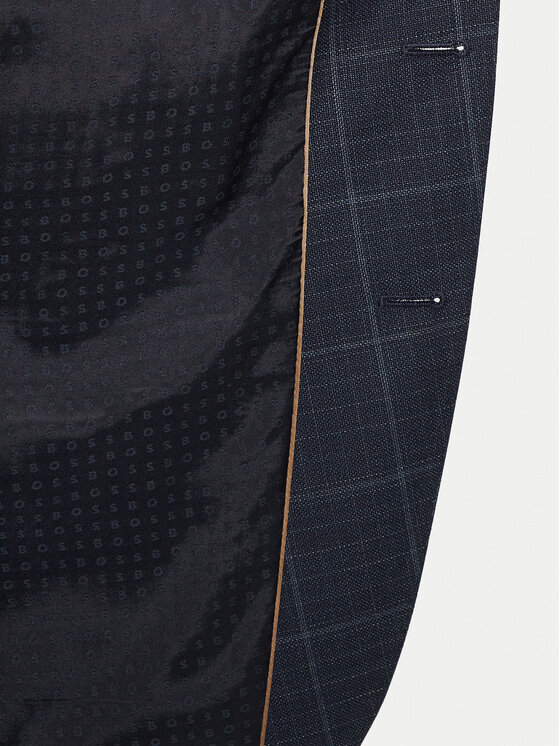 BOSS BOSS Garnitur H-Huge 50518097 Granatowy Slim Fit