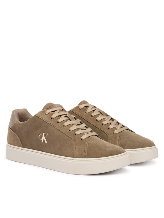 Calvin Klein Calvin Klein Sneakersy Classic Cupsole Laceup Su YM0YM01434 Béžová