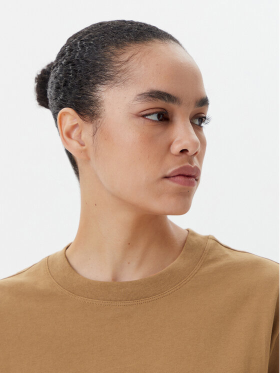 Champion Champion Футболка 117874 Бежевий Regular Fit