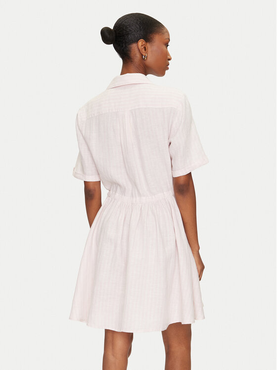 Tommy Hilfiger Tommy Hilfiger Rochie tip cămașă Ess WW0WW44672 Roz Regular Fit