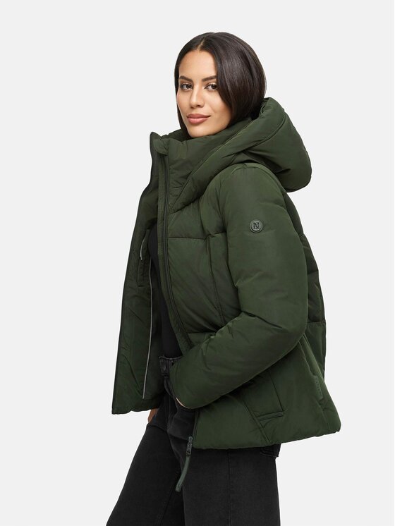 Navahoo Navahoo Kurtka zimowa Flüsterfee Zielony Regular Fit
