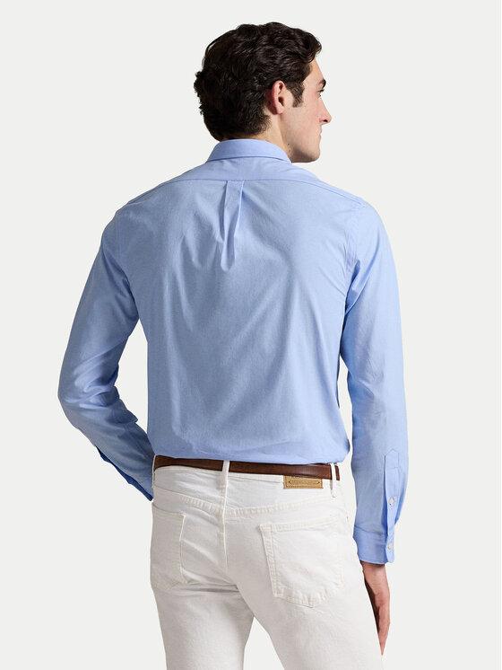 Polo Ralph Lauren Polo Ralph Lauren Srajca 710929348009 Svetlo modra Slim Fit
