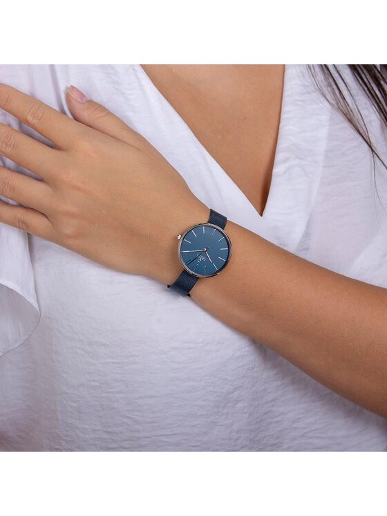 Obaku Obaku Hodinky V211LXCLML Modrá