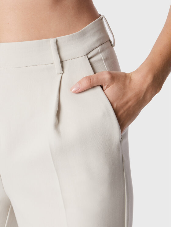 Bruuns Bazaar Bruuns Bazaar Spodnie materiałowe Cindysus BBW2595 Beżowy Slim Fit