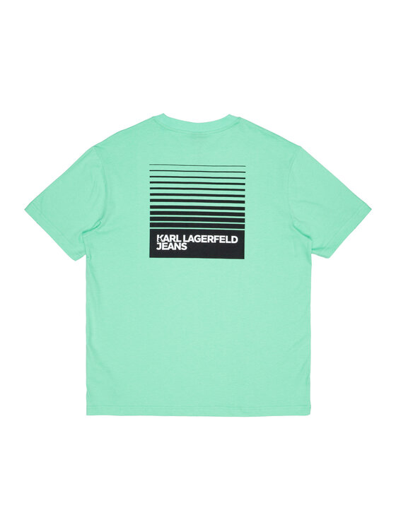 KARL LAGERFELD KARL LAGERFELD T-shirt a2m17041100_v Verde Regular Fit