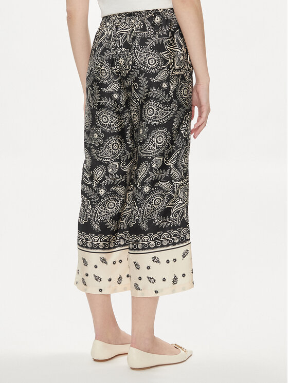 Liu Jo Liu Jo Hlače iz tkanine MA4407 T6660 Črna Relaxed Fit