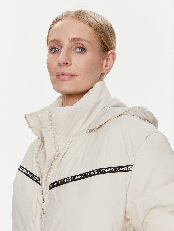 Tommy Jeans Tommy Jeans Bunda pro přechodné období DW0DW17238 Béžová Regular Fit