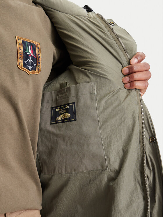 Aeronautica Militare Aeronautica Militare Пуховик 262AB3082UCT04369 Хакі Regular Fit