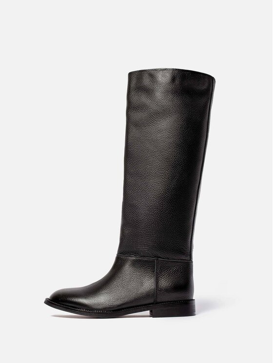 L37 L37 Kozačky SIMPLE BOOTS Černá