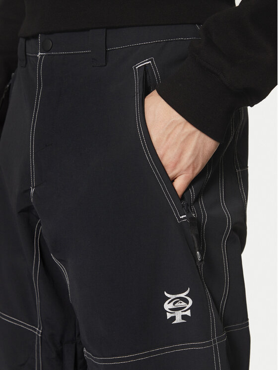 Quiksilver Quiksilver Pantaloni pentru snowboard Live Wire EQYTP03211 Negru Relaxed Fit