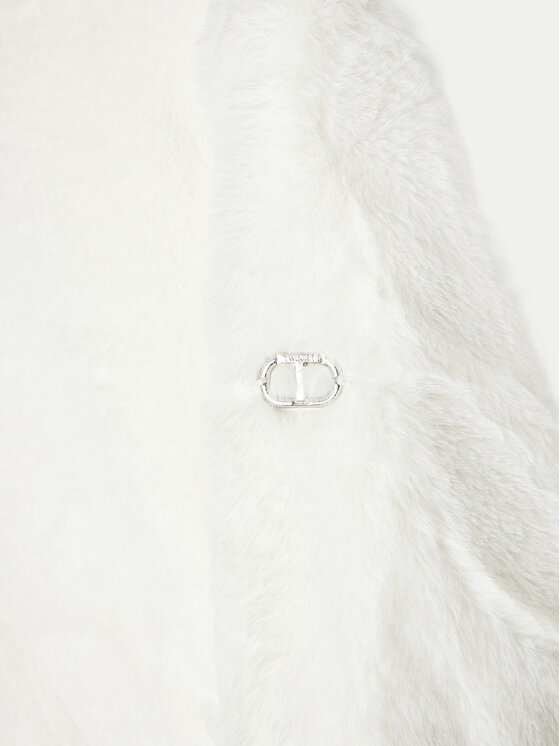 TWINSET TWINSET Μπουφάν χειμωνιάτικο 242GJ2210 Ασημί Loose Fit