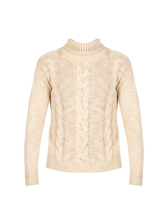 Xagon Xagon Sweter A23081S1010B Beżowy Regular Fit